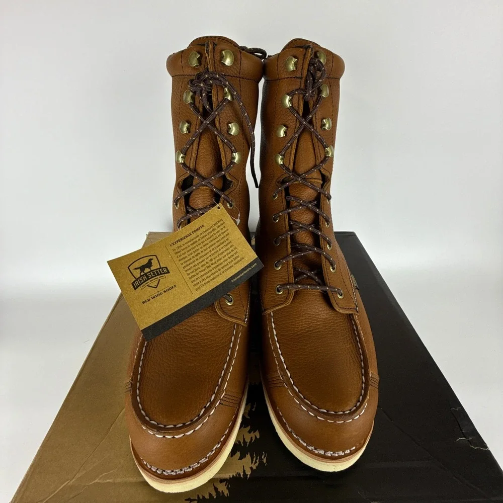 Irish Setter Wingshooter 896 Brown Leather Boots‎ Mens 11 E2 Waterproof 400g